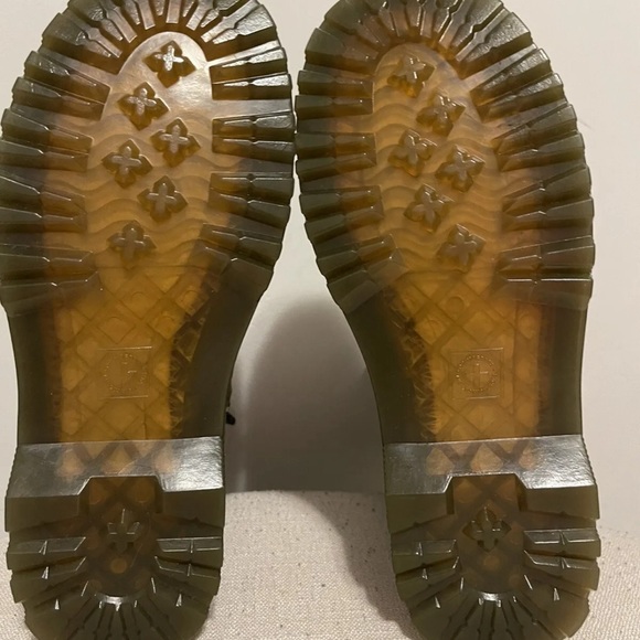 Dr Martens 1460 Panel Y Leather Lace Up Brown Boots Mens Sz 5 / Womens Sz 6 Doc - Picture 4 of 4